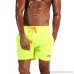 Ancmaple Men's Shorts Swim Trunks Beach Shorts Pockets Yellow B07CCPJ92V
